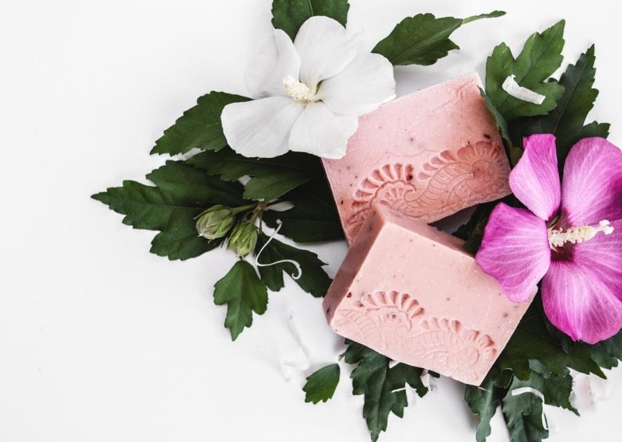 Hibiscus - soap