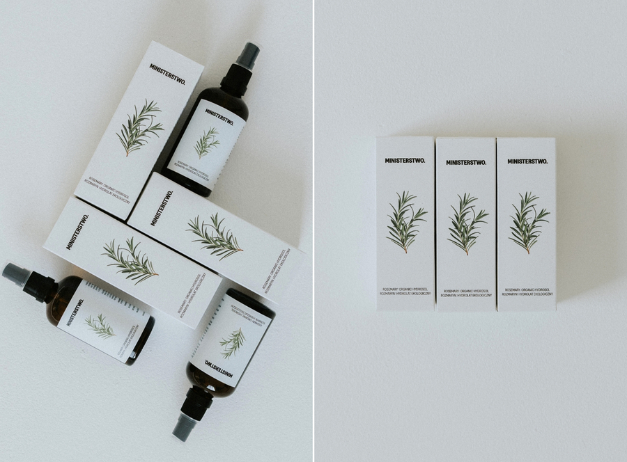 rosemary: organic hydrosol