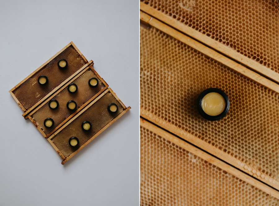 Honey: lip balm and mask