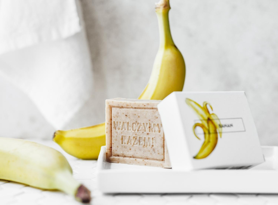 Banana: natural soap