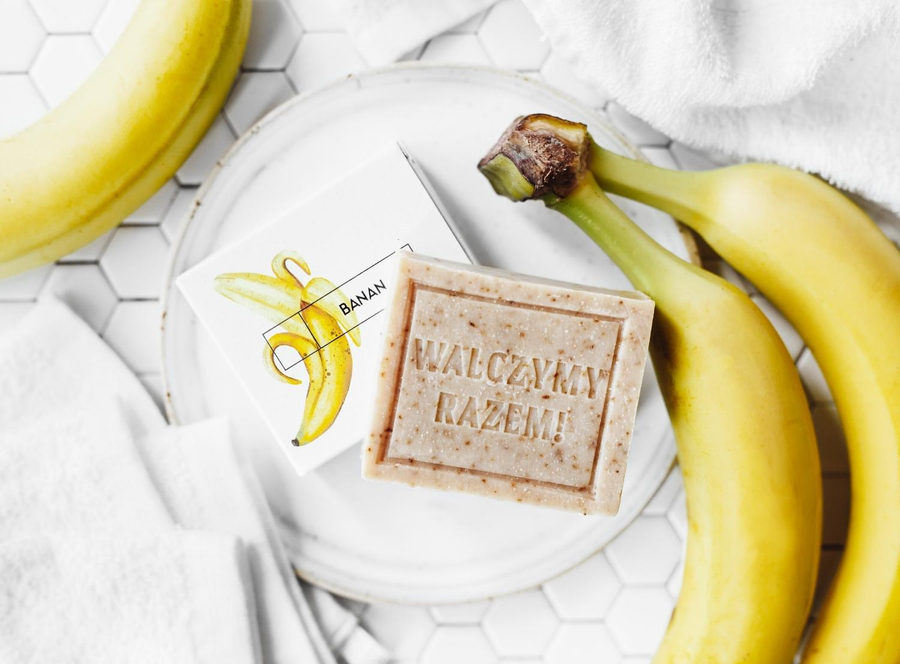 Banana: natural soap