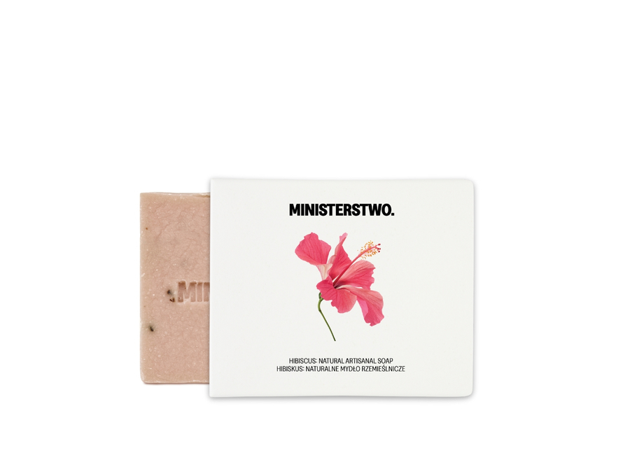hibiscus: natural soap