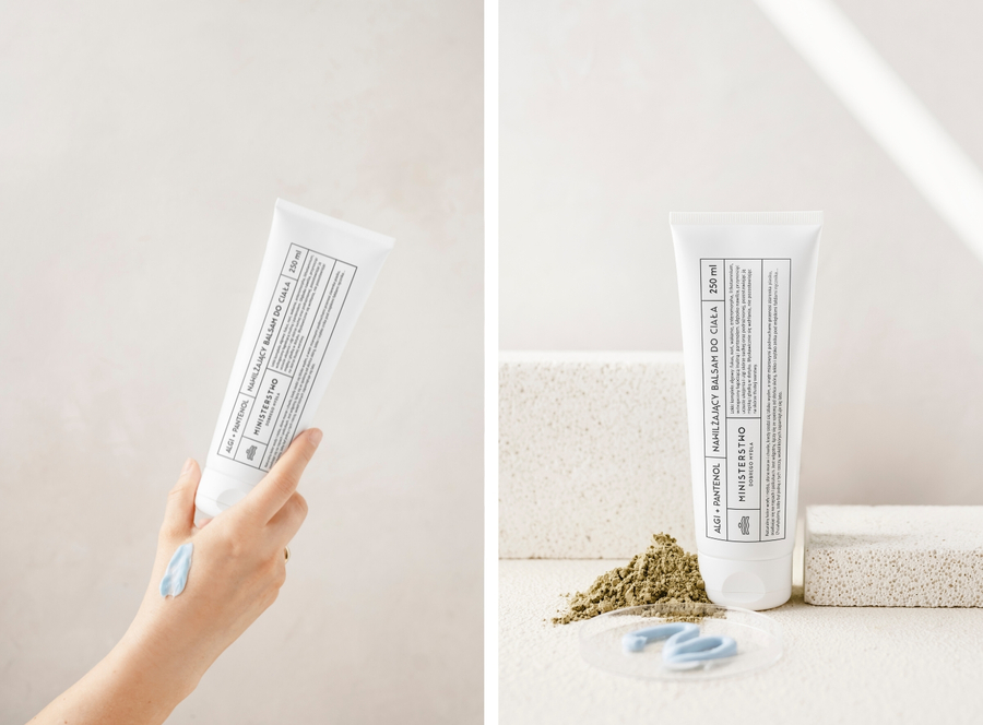 Marine algae + Panthenol  - moisturizing body lotion