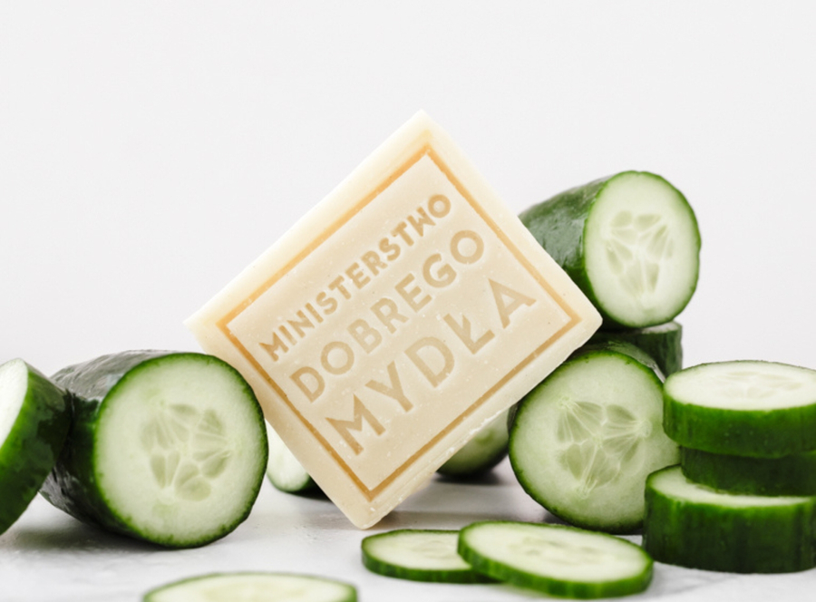 cucumber: natural soap