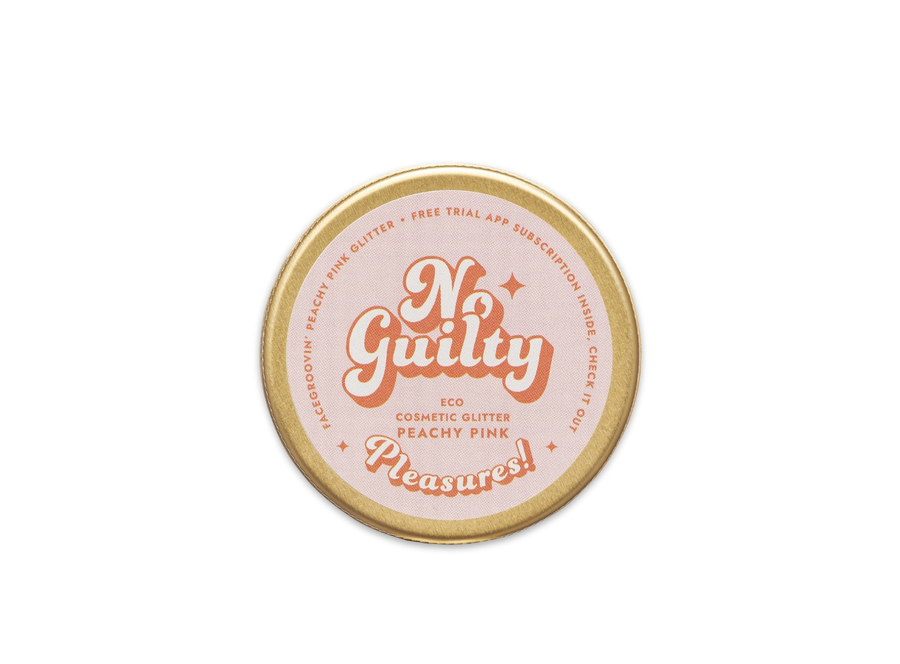 Peachy pink: bio glitter