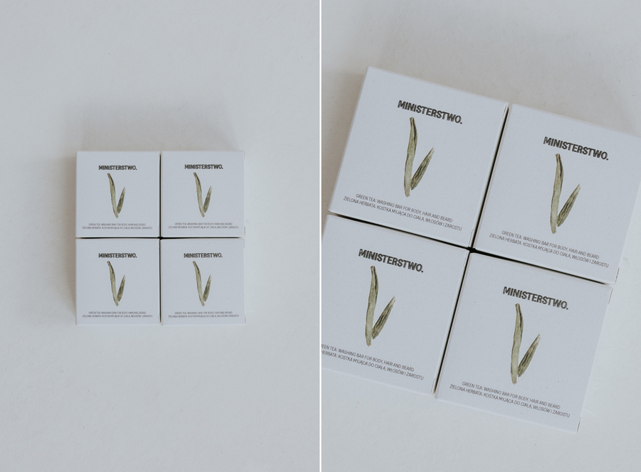 Grüner Tee: universeller Waschwürfel