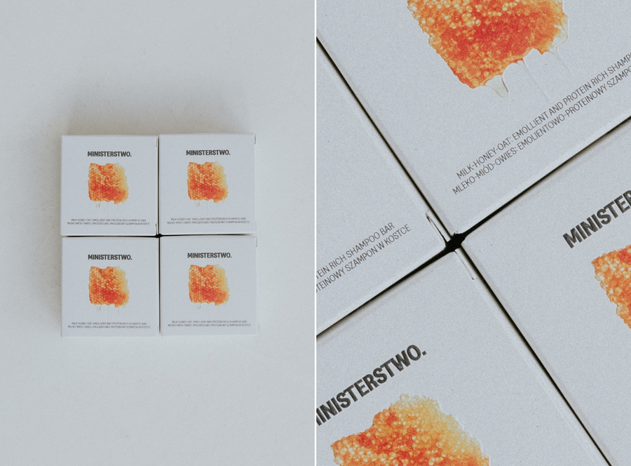 Milch-Honig-Hafer: Shampoo Würfel