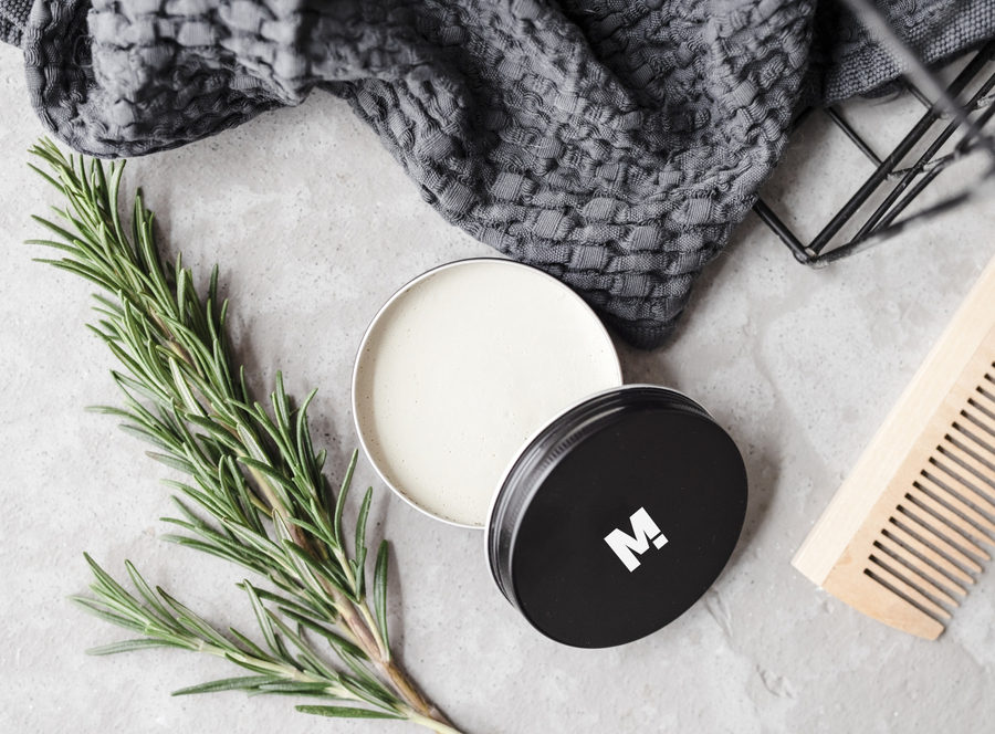 Rosmarin + Salz: Haar Pre-Styler-Creme