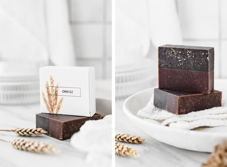 Spelt: exfoliating soap