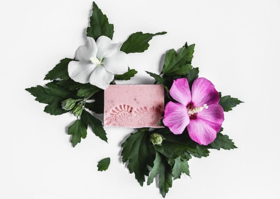 Hibiscus - soap