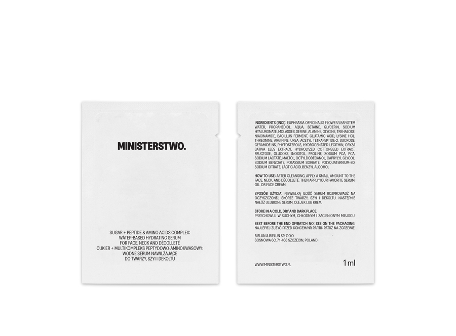 Sugar: water-based serum | sample