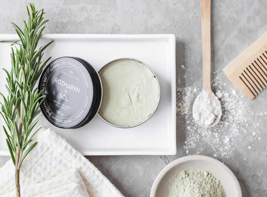 Rosemary + Salt - Hair Styling Clay 