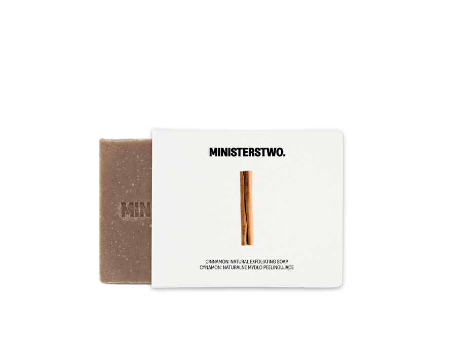 cinnamon: natural exfoliating soap