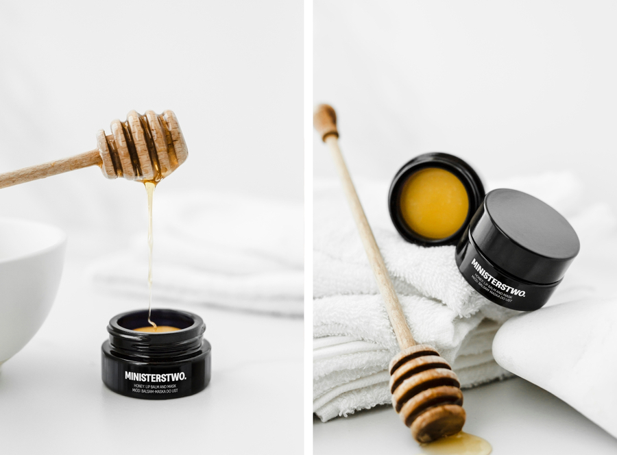 Honey: lip balm and mask