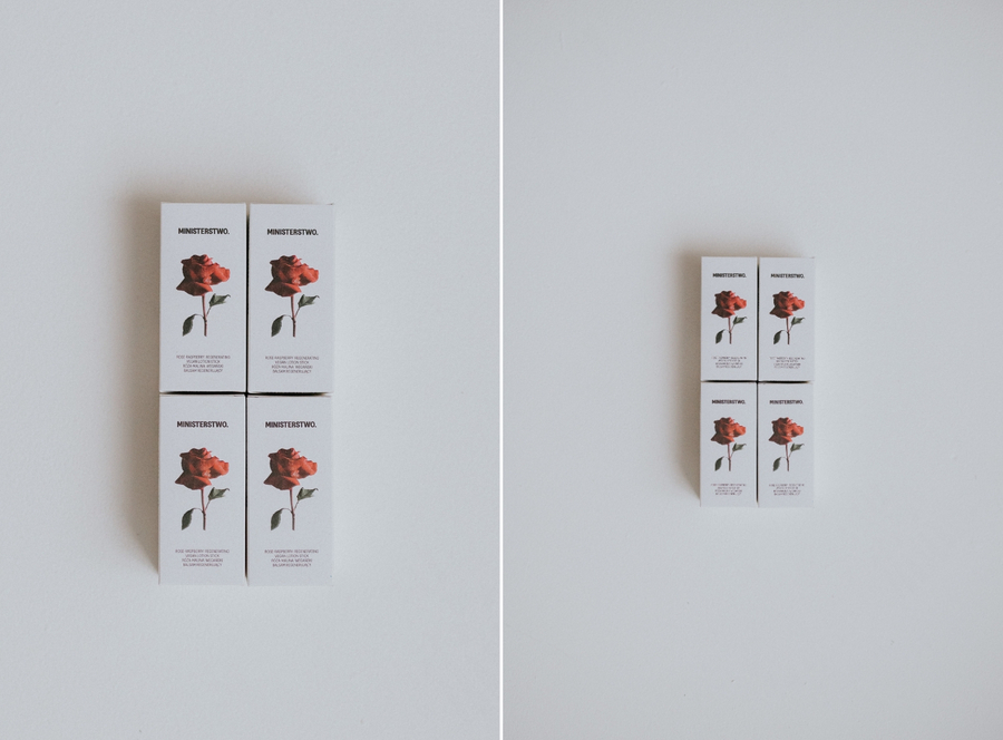 Rose-Raspberry: revitalizing lotion stick