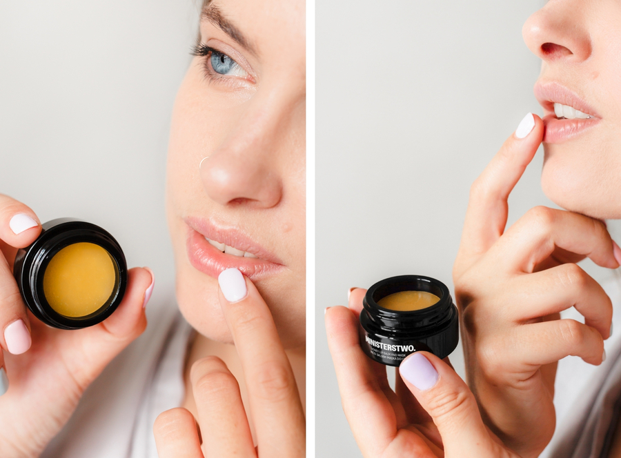 Honey: lip balm and mask