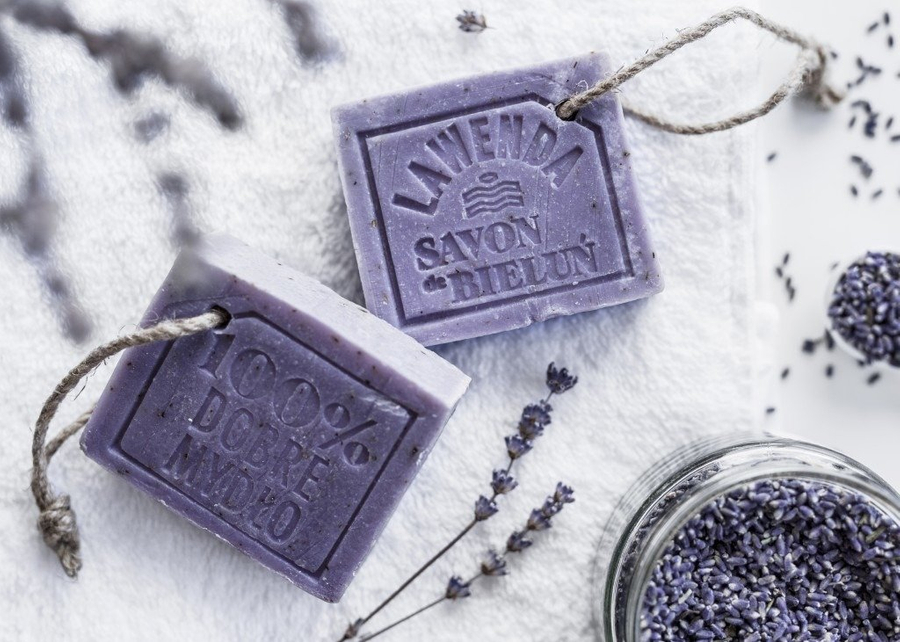 lavender: natural soap