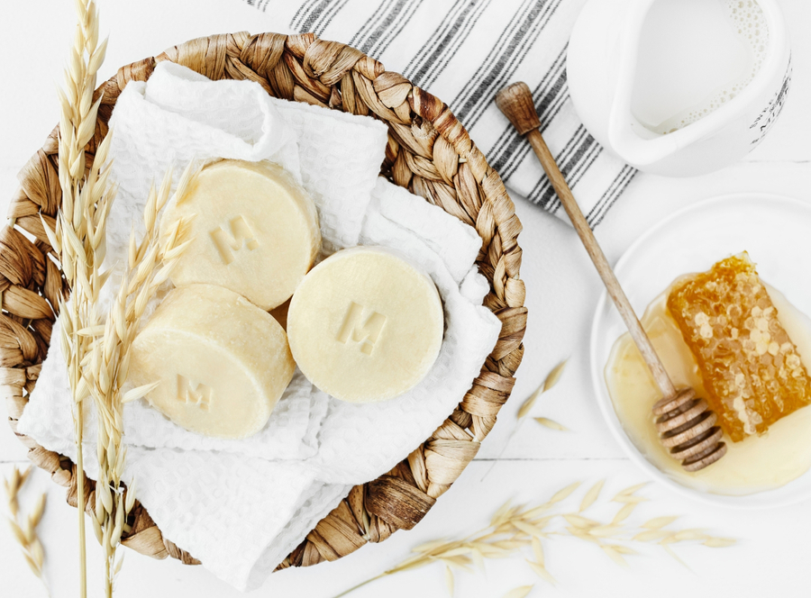 Milk-Honey-Oat: shampoo bar