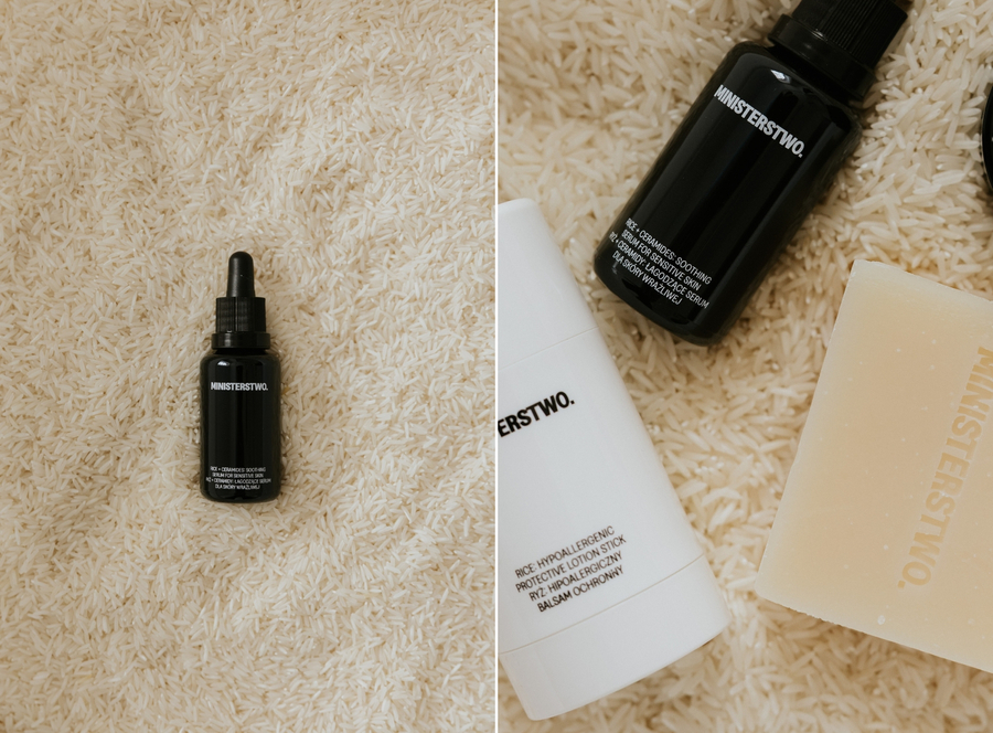 Reis + Ceramide: Beruhigendes Serum für Haut