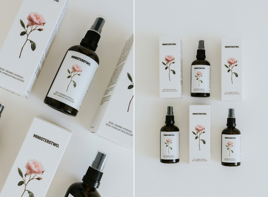 Damask rose: organic hydrosol