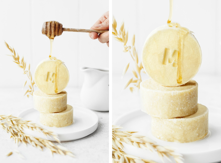 Milk-Honey-Oat: shampoo bar
