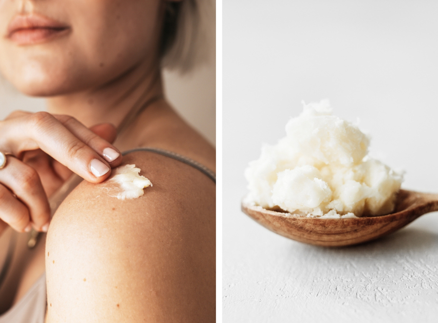 Organic, unrefined shea butter