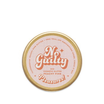 Peachy pink: bio glitter