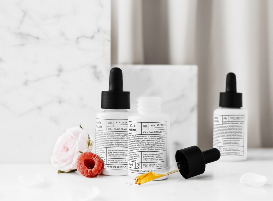 rose-raspberry + coenzyme q10: face serum