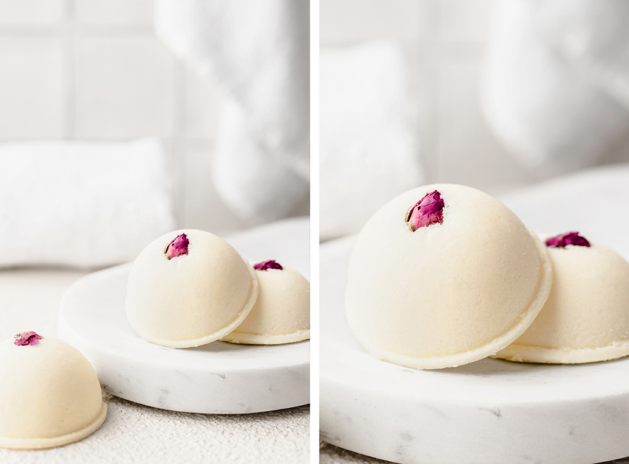 Rose-Raspberry - bath bomb